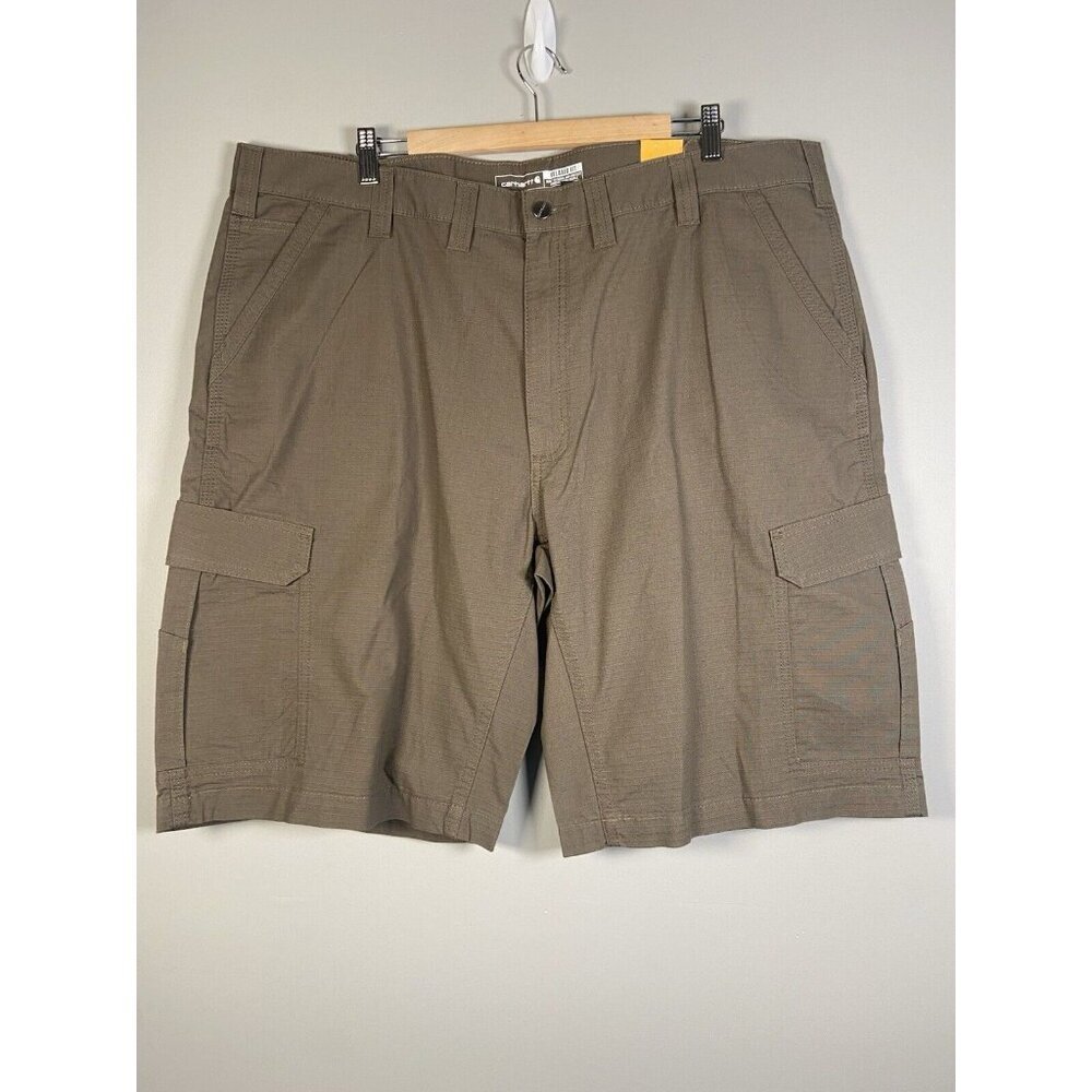 Carhartt Work Shorts Men's 44 Force Relaxed Fit Ripstop Cargo Olive Green NWT - Picture 1 of 8